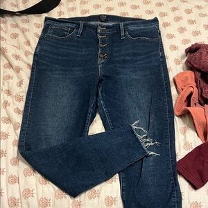J. Crew Dark Blue Skinny Jeans